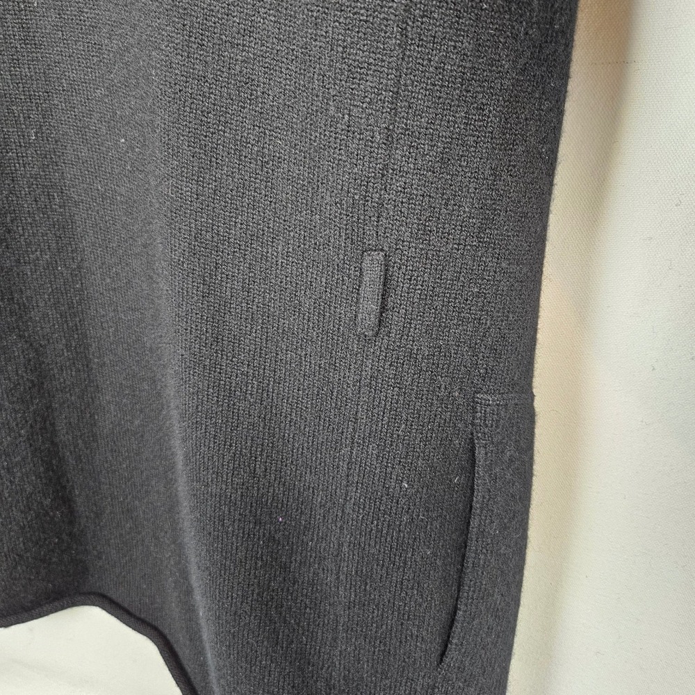 Max&Moi by Lederer cashmere leather open front cardigan with studs black, 38 - Picture 6 of 9